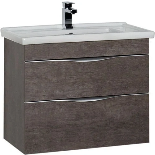 Тумба с раковиной Aquanet Эвора 80 дуб антик 00183002+00182324 Тумба с раковиной Aquanet Эвора 80 дуб антик 00183002+00182324