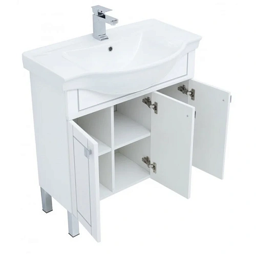 Тумба с раковиной Aquanet Эрвин 80 белый 00261060 Тумба с раковиной Aquanet Эрвин 80 белый 00261060