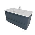 Тумба с раковиной Aquatek ВЕГА 100см AQ77100-MG серый матовый, подвесная Тумба с раковиной Aquatek ВЕГА 100см AQ77100-MG серый матовый, подвесная