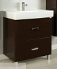 Тумба с раковиной Aquaton Америна 80 Н (1A1694K1AM430) темно-коричневая