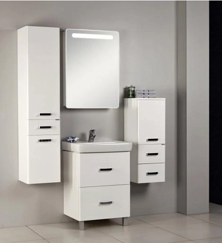 Тумба с раковиной Aquaton Америна 80 Н 1A1694K1AM010 белая Тумба с раковиной Aquaton Америна 80 Н 1A1694K1AM010 белая