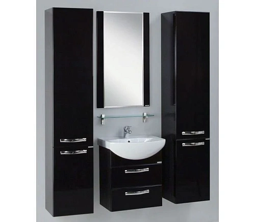 Тумба с раковиной Aquaton Ария 50 М (1A1400K0AA950) черный глянец Тумба с раковиной Aquaton Ария 50 М (1A1400K0AA950) черный глянец