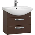 Тумба с раковиной Aquaton Ария 65 М темно-коричневый 1A1233K0AA430 Тумба с раковиной Aquaton Ария 65 М темно-коричневый 1A1233K0AA430