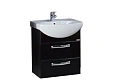 Тумба с раковиной Aquaton Ария 65 М черный глянец 1A1233K0AA950 Тумба с раковиной Aquaton Ария 65 М черный глянец 1A1233K0AA950