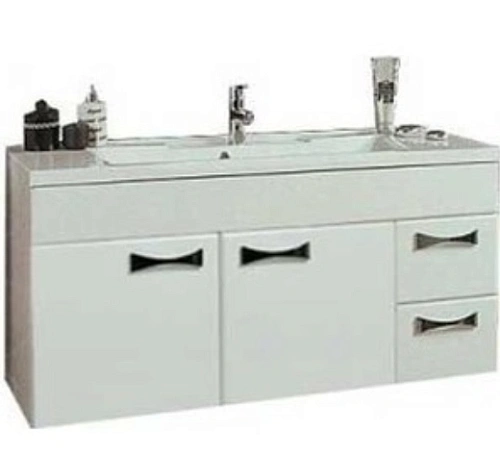 Тумба с раковиной Aquaton Диор 120 1A1106K1DR010 белая Тумба с раковиной Aquaton Диор 120 1A1106K1DR010 белая