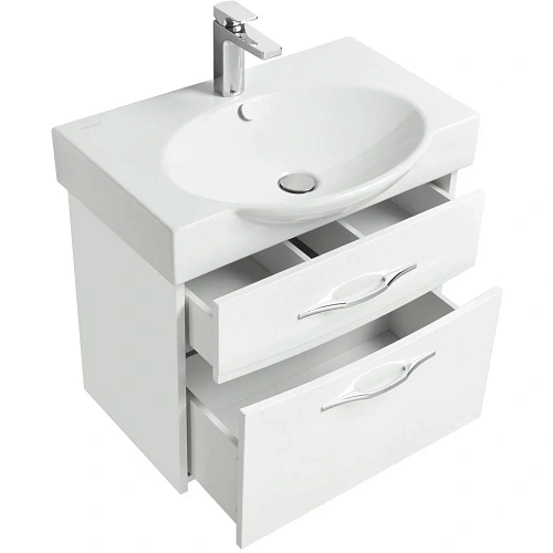 Тумба с раковиной Aquaton Инфинити 65 (1A1969K1IF010) белая Тумба с раковиной Aquaton Инфинити 65 (1A1969K1IF010) белая