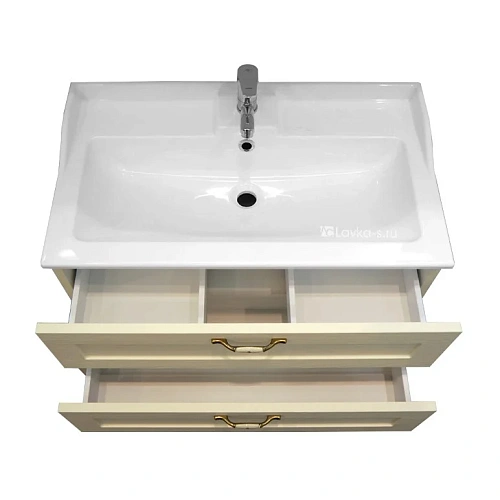 Тумба с раковиной Aquaton Леон 65 1A1870K0LBPS0 дуб белый Тумба с раковиной Aquaton Леон 65 1A1870K0LBPS0 дуб белый