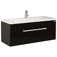 Тумба с раковиной Aquaton Мадрид 100 М черный глянец 1A1269K0MA950 Тумба с раковиной Aquaton Мадрид 100 М черный глянец 1A1269K0MA950