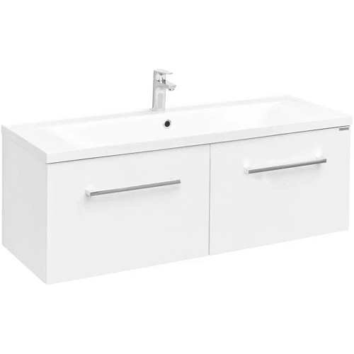 Тумба с раковиной Aquaton Мадрид 120 М 1A1703K0MA010 белая Тумба с раковиной Aquaton Мадрид 120 М 1A1703K0MA010 белая