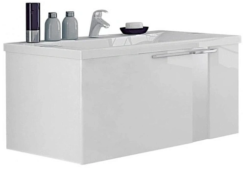 Тумба с раковиной Aquaton Марко 100 (1A1902K0MO010) белая Тумба с раковиной Aquaton Марко 100 (1A1902K0MO010) белая