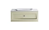 Тумба с раковиной Astra-Form Классик 1000 мм 03130010ral1013+05090020+04010044 бежевый (RAL1013 матовый)