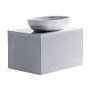Тумба с раковиной Astra-Form М-40 800 мм 03200061+05050005+04010016+волна вертикальная белый матовый Тумба с раковиной Astra-Form М-40 800 мм 03200061+05050005+04010016+волна вертикальная белый матовый
