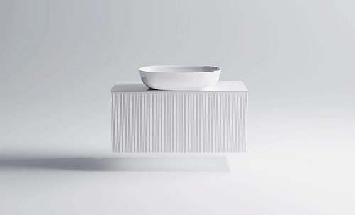 Тумба с раковиной Astra-Form М-40 Slim 1000 мм 03190007+05060003+04010016+волна вертикальная белый матовый Тумба с раковиной Astra-Form М-40 Slim 1000 мм 03190007+05060003+04010016+волна вертикальная белый матовый