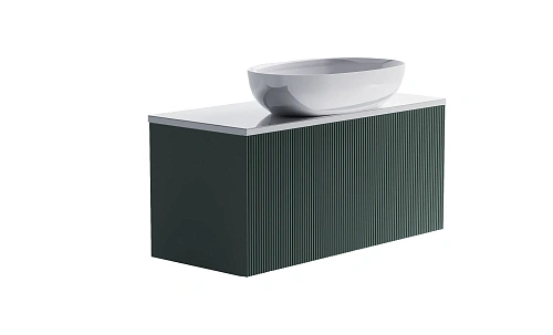 Тумба с раковиной Astra-Form М-40 Slim 1000 мм 03190007ncss3005-b80g+05060003+04010016+волна вертикальная зеленый (NCS S 3005-b80g матовый) Тумба с раковиной Astra-Form М-40 Slim 1000 мм 03190007ncss3005-b80g+05060003+04010016+волна вертикальная зеленый (NCS S 3005-b80g матовый)