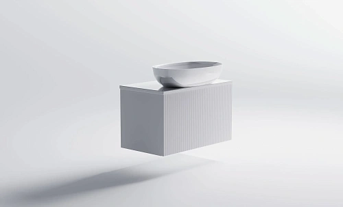 Тумба с раковиной Astra-Form М-40 Slim 800 мм 03190004+05060001+04010016+волна вертикальная белый матовый Тумба с раковиной Astra-Form М-40 Slim 800 мм 03190004+05060001+04010016+волна вертикальная белый матовый