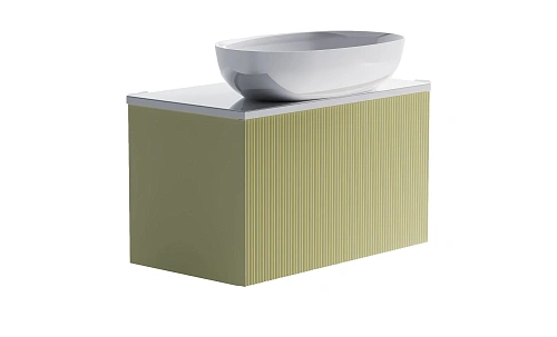 Тумба с раковиной Astra-Form М-40 Slim 800 мм 03190004ral1013+05060001+04010016+волна вертикальная бежевый (RAL1013 матовый) Тумба с раковиной Astra-Form М-40 Slim 800 мм 03190004ral1013+05060001+04010016+волна вертикальная бежевый (RAL1013 матовый)