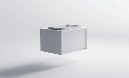 Тумба с раковиной Astra-Form Фрейм 700 мм 03330011+05080013+04010012 белый матовый Тумба с раковиной Astra-Form Фрейм 700 мм 03330011+05080013+04010012 белый матовый