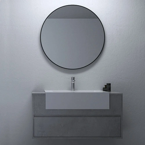 Тумба с раковиной Black&White U903.1000-1 Blum направляющие, раковина цвет: C.Ash (1000x550x512) 903U10001 Тумба с раковиной Black&White U903.1000-1 Blum направляющие, раковина цвет: C.Ash (1000x550x512) 903U10001