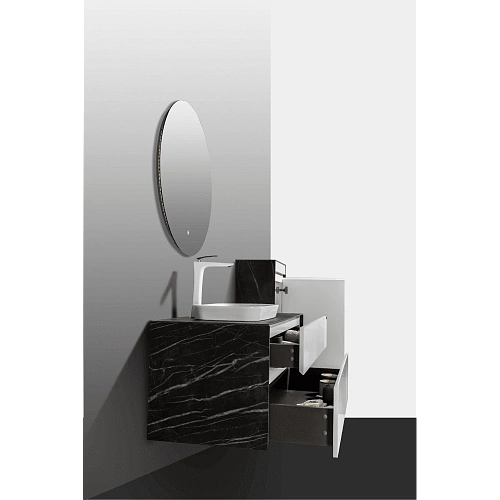 Тумба с раковиной Black&White U907.1000 Blum металлический ящик, керамогранит / раковина (1000x525x5 907U1000 Тумба с раковиной Black&White U907.1000 Blum металлический ящик, керамогранит / раковина (1000x525x5 907U1000