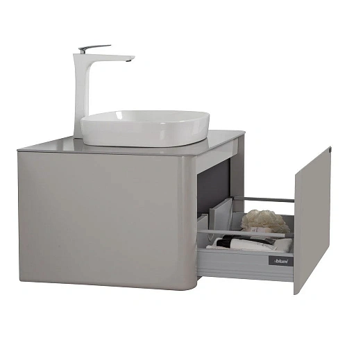 Тумба с раковиной Black&White U915.800 Blum металлический ящик, керамогранит / раковина (800x495x400 915800 Тумба с раковиной Black&White U915.800 Blum металлический ящик, керамогранит / раковина (800x495x400 915800