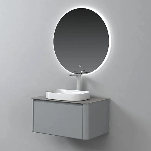 Тумба с раковиной Black&White U915.800 Blum металлический ящик, керамогранит / раковина (800x495x400 915800 Тумба с раковиной Black&White U915.800 Blum металлический ящик, керамогранит / раковина (800x495x400 915800