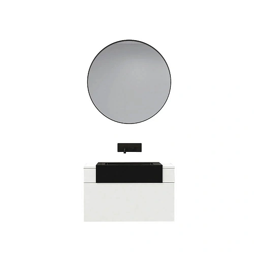 Тумба с раковиной Black&White Universe U901.800 901U800 Тумба с раковиной Black&White Universe U901.800 901U800