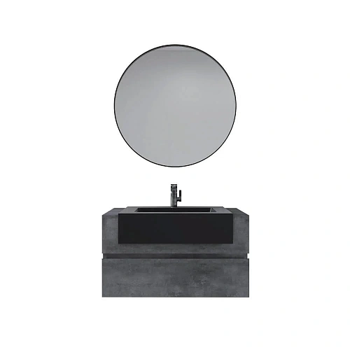 Тумба с раковиной Black&White Universe U903.1000 903U1000 Тумба с раковиной Black&White Universe U903.1000 903U1000