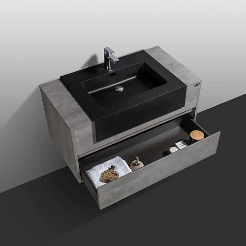 Тумба с раковиной Black&White Universe U903.1000 903U1000 Тумба с раковиной Black&White Universe U903.1000 903U1000