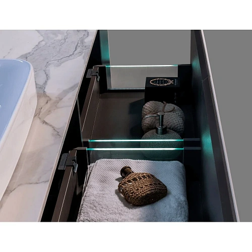 Тумба с раковиной Black&White Universe U911.1500 911U1500 Тумба с раковиной Black&White Universe U911.1500 911U1500