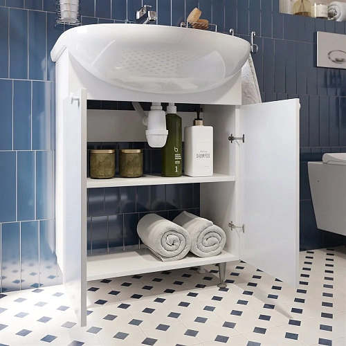 Тумба с раковиной DIWO Анапа 65 напольная, с сифоном 579826 Тумба с раковиной DIWO Анапа 65 напольная, с сифоном 579826