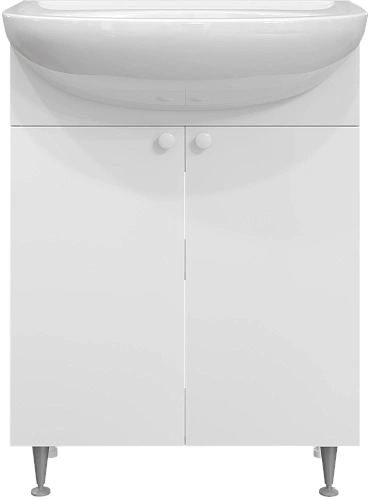 Тумба с раковиной DIWO Анапа 65 напольная, с сифоном 579826 Тумба с раковиной DIWO Анапа 65 напольная, с сифоном 579826