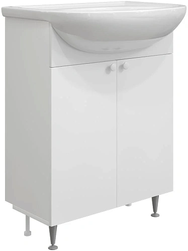 Тумба с раковиной DIWO Анапа 65 напольная, с сифоном 579826 Тумба с раковиной DIWO Анапа 65 напольная, с сифоном 579826