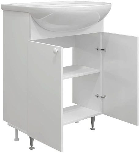 Тумба с раковиной DIWO Анапа 65 напольная, с сифоном 579826 Тумба с раковиной DIWO Анапа 65 напольная, с сифоном 579826