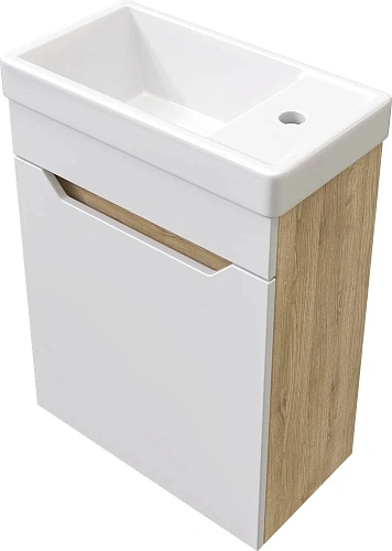 Тумба с раковиной DIWO Архангельск 40 дуб сонома, подвесная 569573 Тумба с раковиной DIWO Архангельск 40 дуб сонома, подвесная 569573
