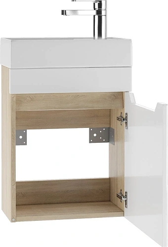 Тумба с раковиной DIWO Архангельск 40 дуб сонома, подвесная 569573 Тумба с раковиной DIWO Архангельск 40 дуб сонома, подвесная 569573