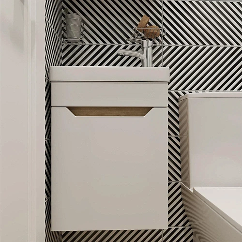 Тумба с раковиной DIWO Архангельск 40 дуб сонома, подвесная 569573 Тумба с раковиной DIWO Архангельск 40 дуб сонома, подвесная 569573