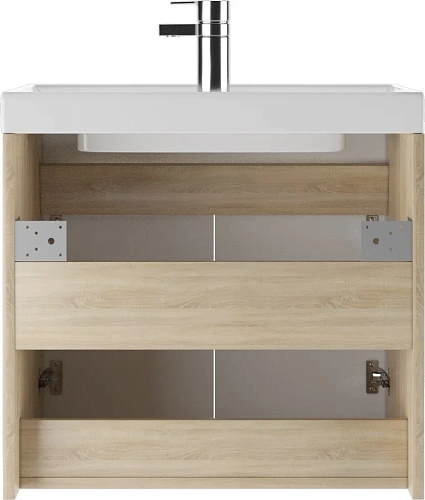 Тумба с раковиной DIWO Архангельск 60 дуб сонома, подвесная 569760 Тумба с раковиной DIWO Архангельск 60 дуб сонома, подвесная 569760