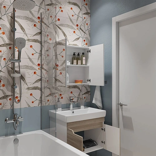 Тумба с раковиной DIWO Воронеж 60 подвесная, ореховый дубослив, с сифоном 579742 Тумба с раковиной DIWO Воронеж 60 подвесная, ореховый дубослив, с сифоном 579742