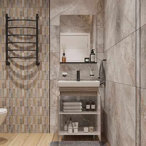 Тумба с раковиной DIWO Воронеж Воронеж 60 напольная, ореховый дубослив, с сифоном 579744 Тумба с раковиной DIWO Воронеж Воронеж 60 напольная, ореховый дубослив, с сифоном 579744