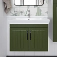 Тумба с раковиной DIWO Сочи 60 подвесная, зеленая 579266 Тумба с раковиной DIWO Сочи 60 подвесная, зеленая 579266