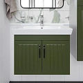 Тумба с раковиной DIWO Сочи 60 подвесная, зеленая 579266 Тумба с раковиной DIWO Сочи 60 подвесная, зеленая 579266