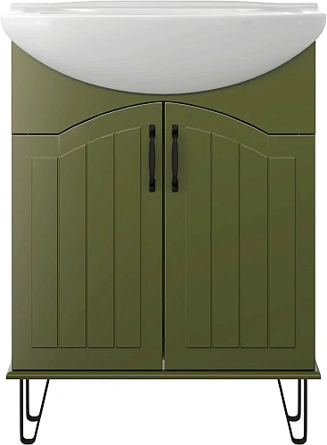 Тумба с раковиной DIWO Сочи 65 зеленая 564065 Тумба с раковиной DIWO Сочи 65 зеленая 564065