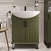 Тумба с раковиной DIWO Сочи 65 зеленая 564065
