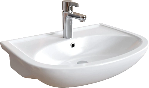 Тумба с раковиной DIWO Тула 65 подвесная, с сифоном 579828 Тумба с раковиной DIWO Тула 65 подвесная, с сифоном 579828