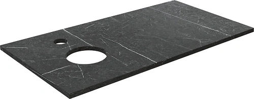 Тумба с раковиной DIWO Элиста 100 антрацит с раковиной Moduo 55 Leaf 573231 Тумба с раковиной DIWO Элиста 100 антрацит с раковиной Moduo 55 Leaf 573231