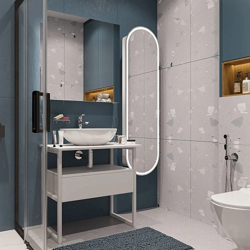 Тумба с раковиной DIWO Элиста 70, белая 573384 Тумба с раковиной DIWO Элиста 70, белая 573384