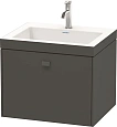 Тумба с раковиной Duravit Brioso BR4600T1021 60 см Орех темный Тумба с раковиной Duravit Brioso BR4600T1021 60 см Орех темный