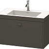 Тумба с раковиной Duravit Brioso BR4601N1022 80 см белый глянцевый Тумба с раковиной Duravit Brioso BR4601N1022 80 см белый глянцевый