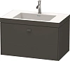 Тумба с раковиной Duravit Brioso BR4601N1052 80 см Европейский дуб