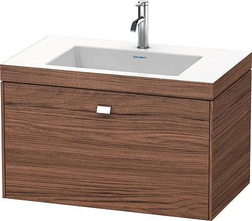 Тумба с раковиной Duravit Brioso BR4601O1021 80 см Орех темный Тумба с раковиной Duravit Brioso BR4601O1021 80 см Орех темный
